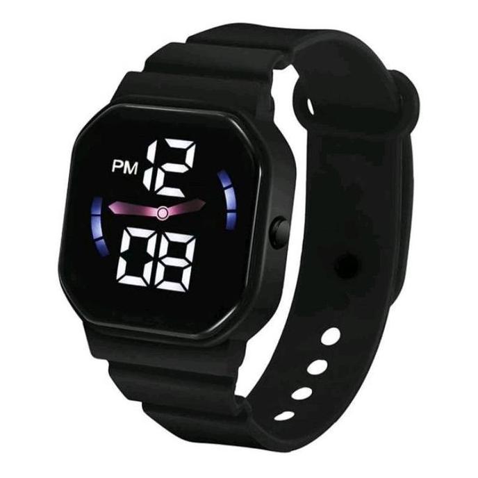 Jam Tangan Led Digital Pria Wanita Couple Murah Grosir Jam Tangan Rubber Petak
