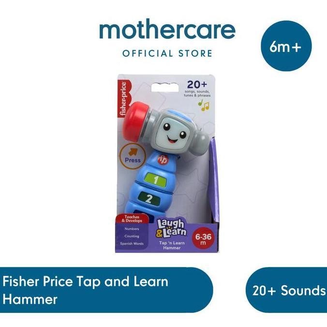 (Best) Fisher Price Tap and Learn Hammer - Mainan Edukasi Bunyi Bayi