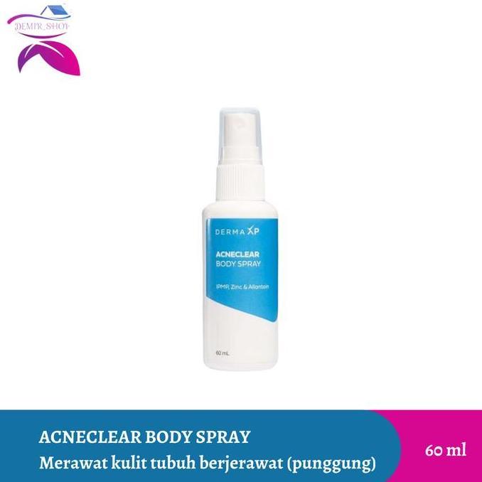 Derma Xp Acneclear Body Spray 60 ml / Spray Jerawat Punggung