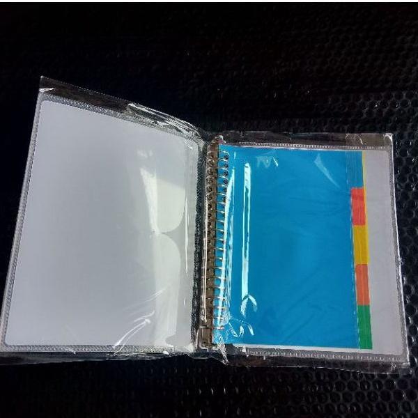 Binder Note Map Loose Leaf A5 Kecil Folder One - 1 Pcs