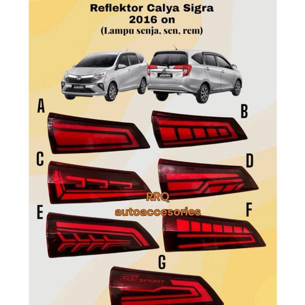 Lampu Reflektor Bagasi belakang Calya Sigra