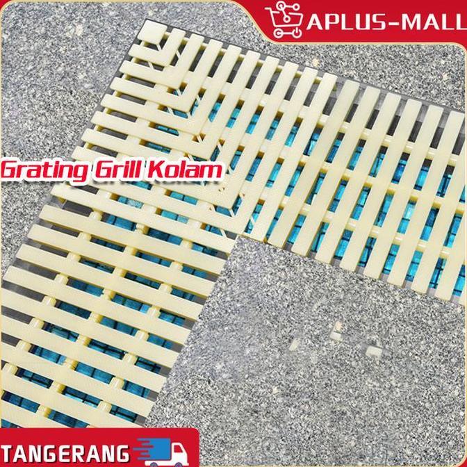 TSE Grating Grill Kolam Renang Grill Grating Gutter Kolam - 100*25cm