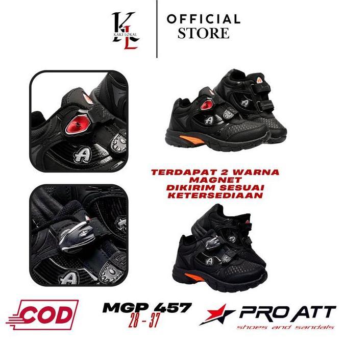 Sepatu Sekolah Pro ATT Original Magnet Hitam - PRO ATT MGP 457