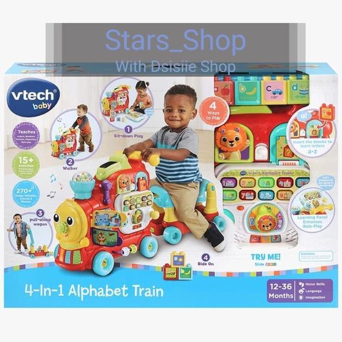 (Best) Vtech Baby 4in1 Alphabet Train Original