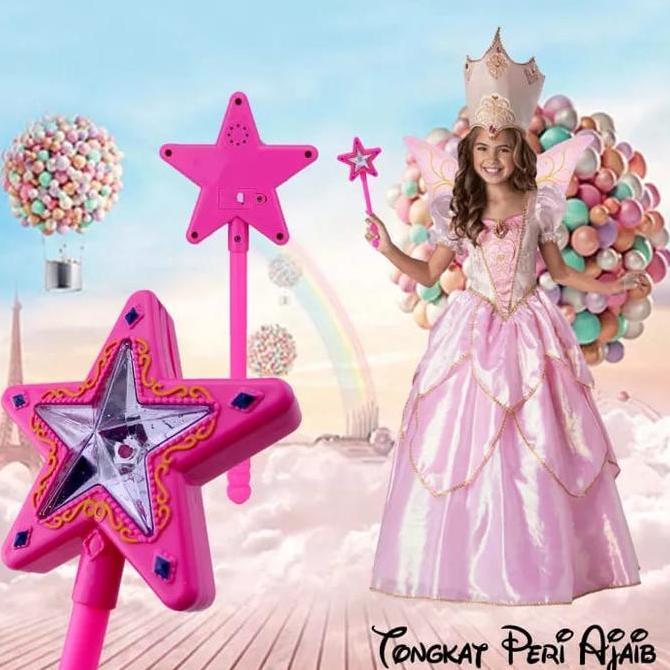 (Best) Mainan Tongkat Peri anak princess tongkat bintang