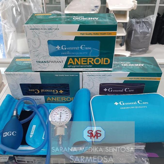 Tensi Aneroid General Care Transparant / Tensi Jarum General Care