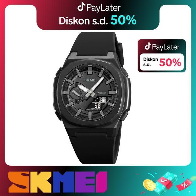 Vint- Jam Tangan Pria Analog-Dital Tahan Air Skmei 2091