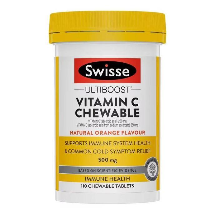 Swisse Ultiboost Vitamin C 500mg 110 Chewable Tablets
