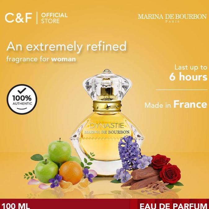 Marina De Bourbon Dynastie Golden Women EDP 100 ml - Parfum Wanita