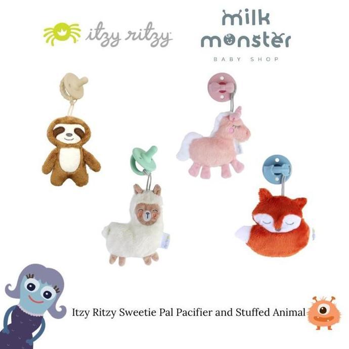 Itzy Ritzy Sweetie Pal Pacifier and Stuffed Animal/empeng bayi soother