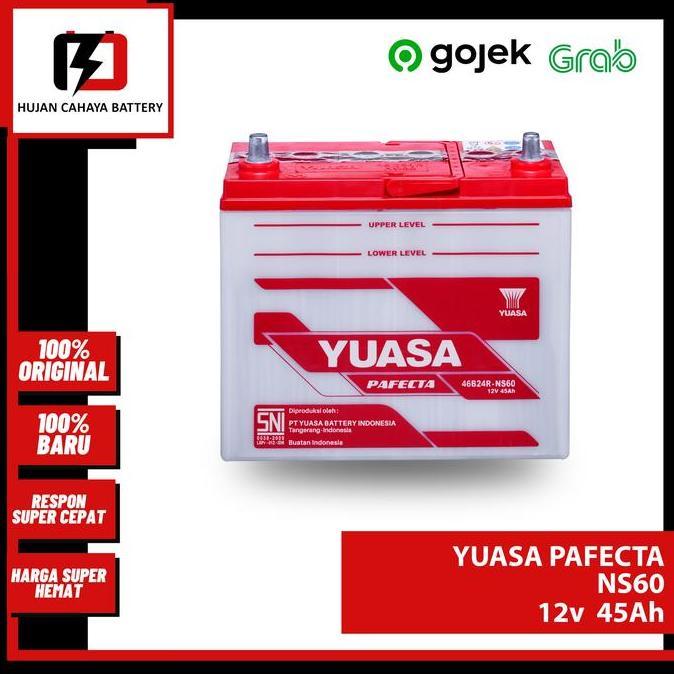 Aki Mobil YUASA PAFECTA NS60 / NS-60 / NS 60 - Aki TOYOTA AVANZA