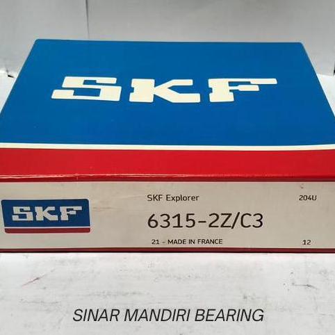 BEARING 6315 2Z C3 / ZZ C3 SKF