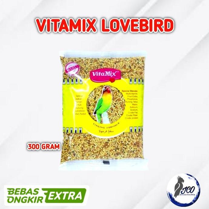 Vitamix Lovebird Pakan Burung Lovebird Milet Campur Milet Mix