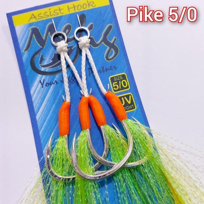 Best Seller Assist Hook / Kail Pancing Slow Jigging Model Pike 5/0 Berkualitas 100% original