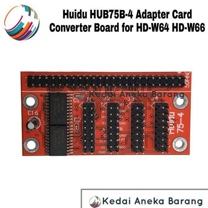 Huidu Hub75B-4 Adapter Card Hub75 Converter Board Hub75-4 Hd W64 W66