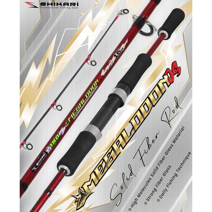 Pesca - Shikari - Joran Megalodon Japan Style Fiber Solid - Joran Pancing