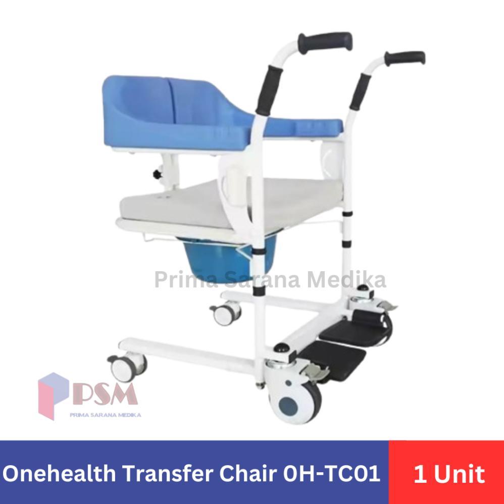 Onehealth Transfer Chair Hydraulic OH-TC02 OH-TC01 / Kursi Roda Transfer Plus Commode Chair