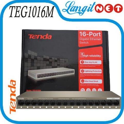 TENDA TEG1016M SWITCH HUB 16 PORT GIGABIT