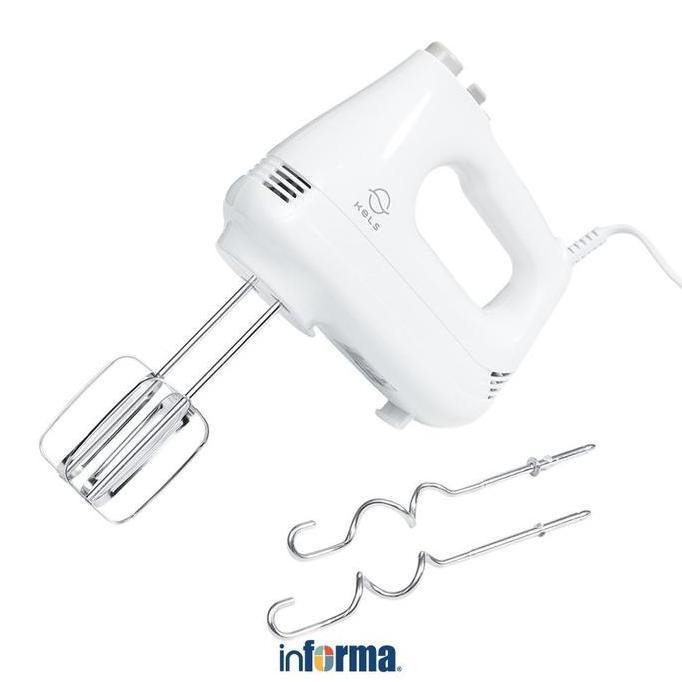 Pilihan - Informa Kels Delly Hand Mixer - Putih Pengaduk Adonan Kocokan Telur Alat Masak Pembuat Kue