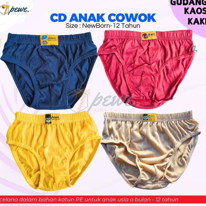Boxy- 1 Lusin/ 6 Pcs Cd Anak Cowok - Celana Dalam Anak Laki Laki - Celana Dalam Anak Laki - Cangcut 