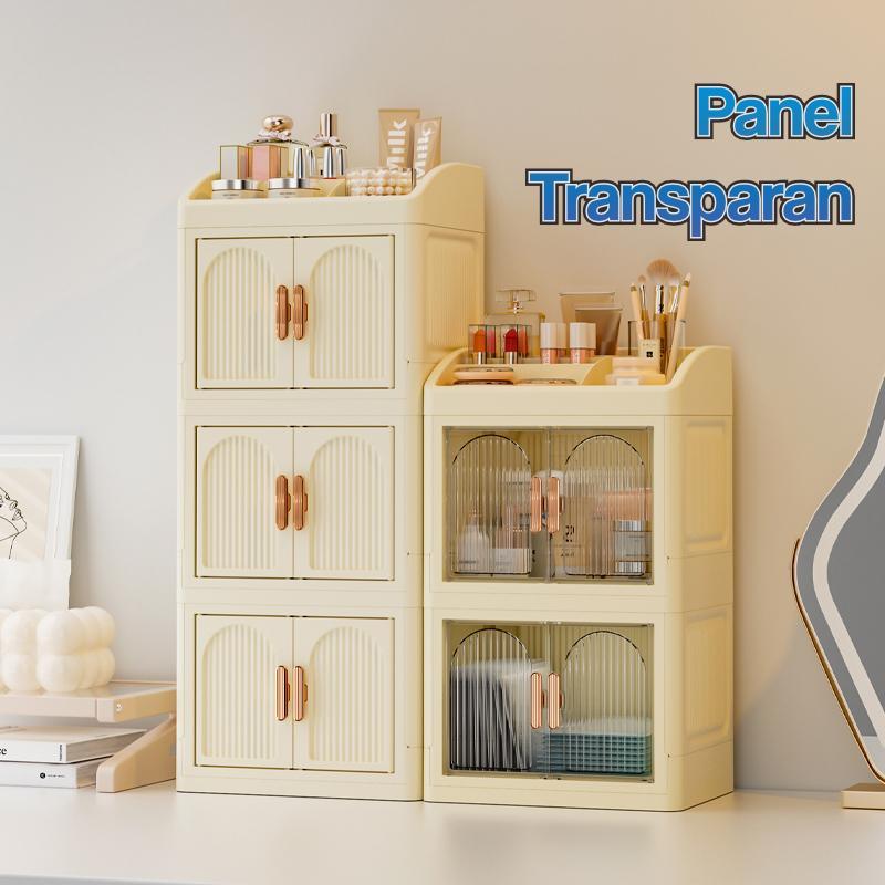 Promo Dejavu Rak Kosmetik 2 Laci Estetik Tempat Makeup Skincare Organizer Meja Rias Minimalis Serbag