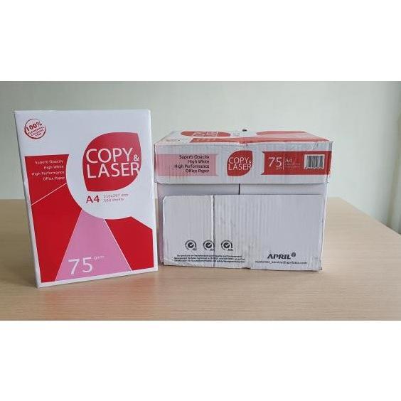 Copy & Laser | Kertas Hvs 1 Rim | A4 | 75 Gsm