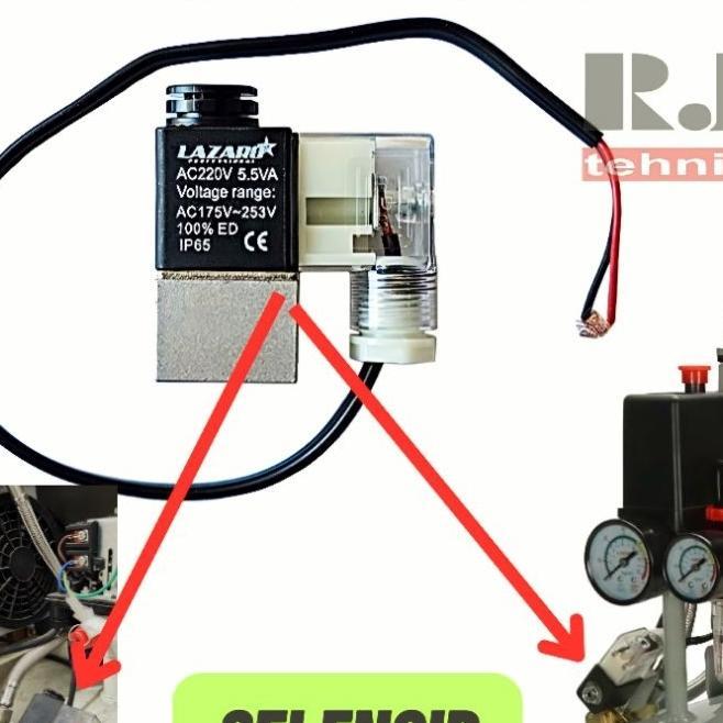 Selenoid Valve Otomatis Kompresor Oilless Compressor Lakoni Basic Fresco
