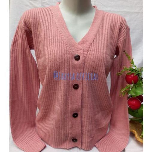 Cardigan  // Cardi Kancing Batok // Cardigan Rajut Kancing Batok