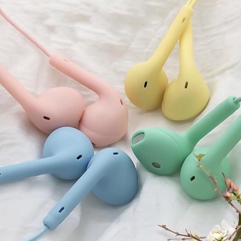 best deals gratis ongkir headset / earphone / handsfree macaron u19 universal stereo extra bass head