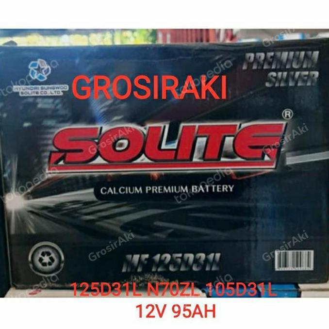 125D31L 105D31L N70ZL 95D31L SOLITE MF 12V 95AH