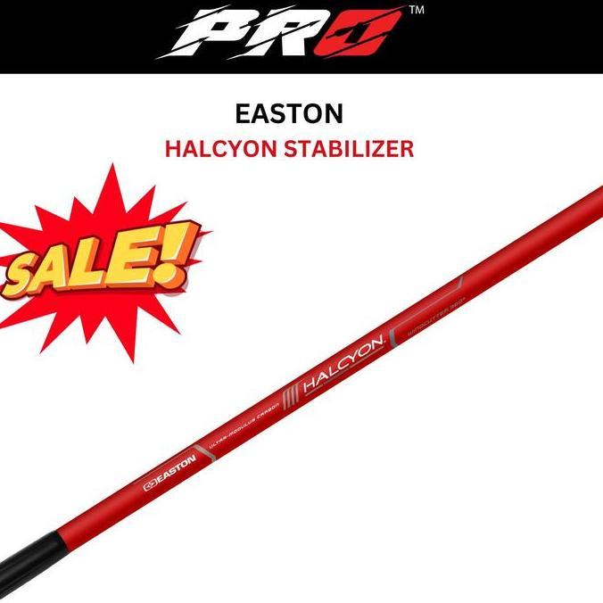 EASTON STABILIZER HALCYON CARBON | STABILISER PEREDAM GETARAN BUSUR PANAHAN RECRUVE / STANDAR BOW / 