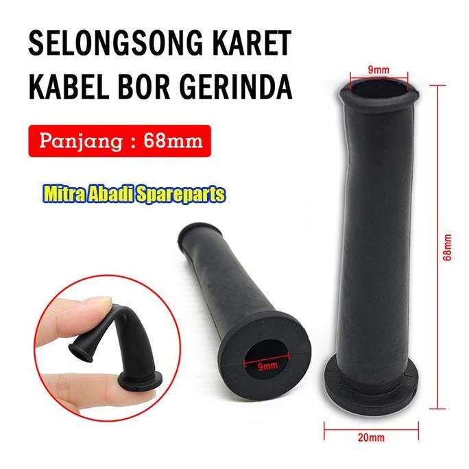 Selongsong Karet Pelindung Kabel Bor Gerinda Power Tools
