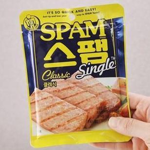 Spam Single Classic / Lite 80gram dari Korea