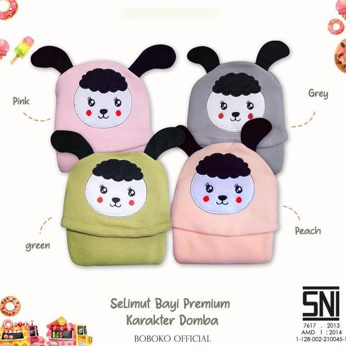 Boboko Selimut Bayi Karakter Domba