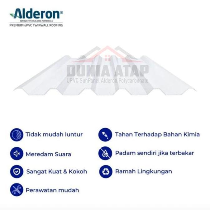 Truo - Atap Alderon Transparan Tp / Alderon Polycarbonate