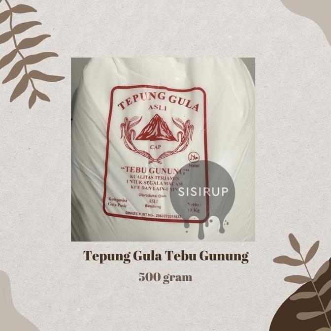 Tepung gula tebu cap tebu gunung 1KG