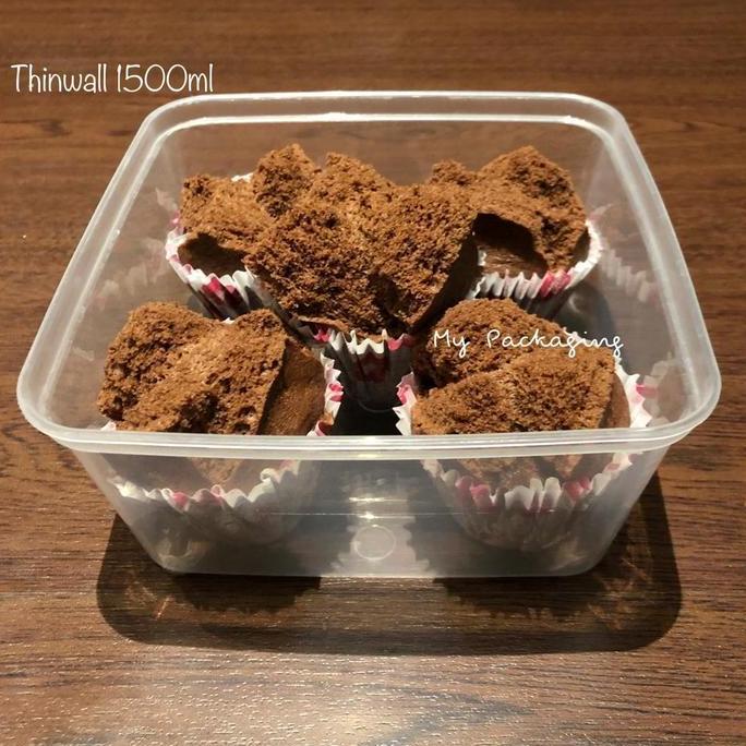 Thinwall KIIP Kotak Makan Microwave / food box / wadah plastik 1500ml