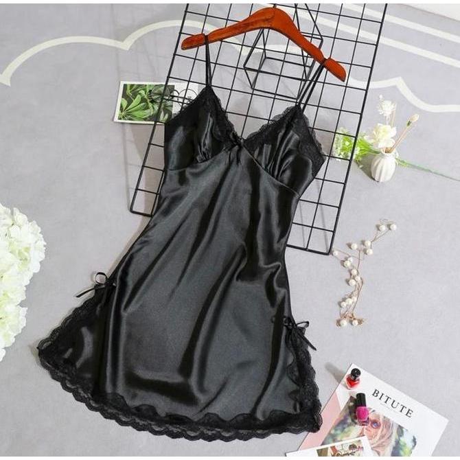 Sans Fashion - Baju Tidur Wanita Lingerie Sexy / Dress Wanita Poly Spandek PY 377 .