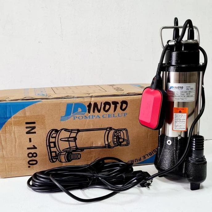 INOTO INV 180 POMPA CELUP AIR KOTOR OTOMATIS + FLOATING SWITCH IN 180