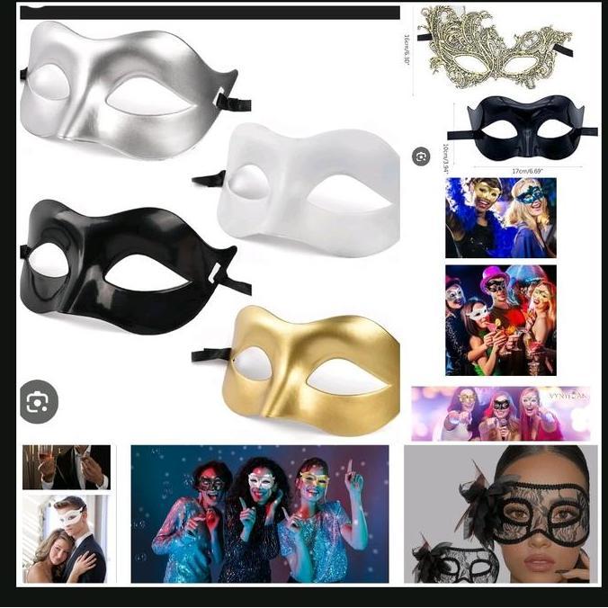 Topeng pesta mewah /Topeng Zorro / Topeng Pesta Exclusive