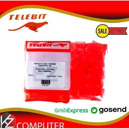 TERMURAH - Konector RJ45 Cat 6 Telebit Ori