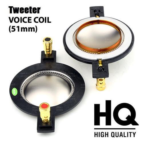 Spul Tweeter Titanium 51mm / Spol Tweter Twiter Voice Coil Compression Driver Binding Post Plate