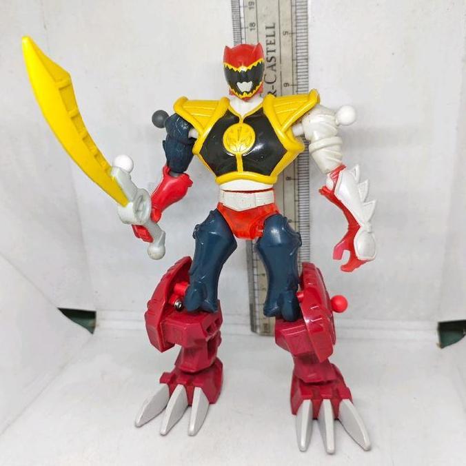 ACTION FIGURE 7' POWER RANGERS MIXX N MORPH RED RANGER CUSTOM ORIGINAL BANDAI PS99