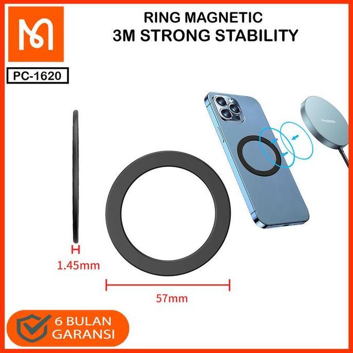 MCDODO Wireless Magnetic Ring Plate Magsafe Iph ,Samsung ,Huawei ORI
