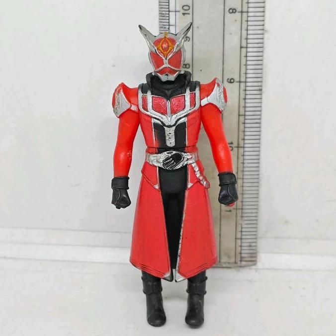VINYL FIGURE 4' RHS KAMEN RIDER WIZARD FLAME DRAGON FORM ORIGINAL BANDAI PS99