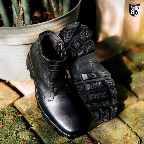 Sepatu PDH Army 86 TNI POLRI - Navy Dop