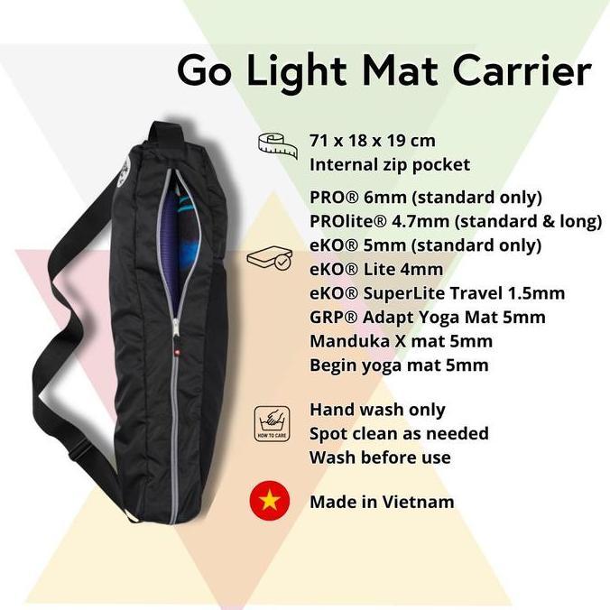 Manduka Yoga Mat Bag Carrier - Tas Matras Yoga & Strap Carrier