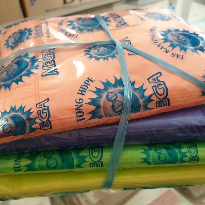 kantong plastik HD 28 warna mega / kantong kresek mega