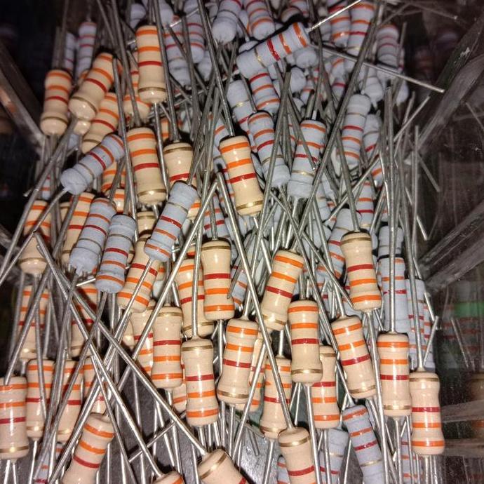 RESISTOR 3K3 3.3KOHM 3.3 K 1WATT 1 WATT TOLERANSI 5% PCMED