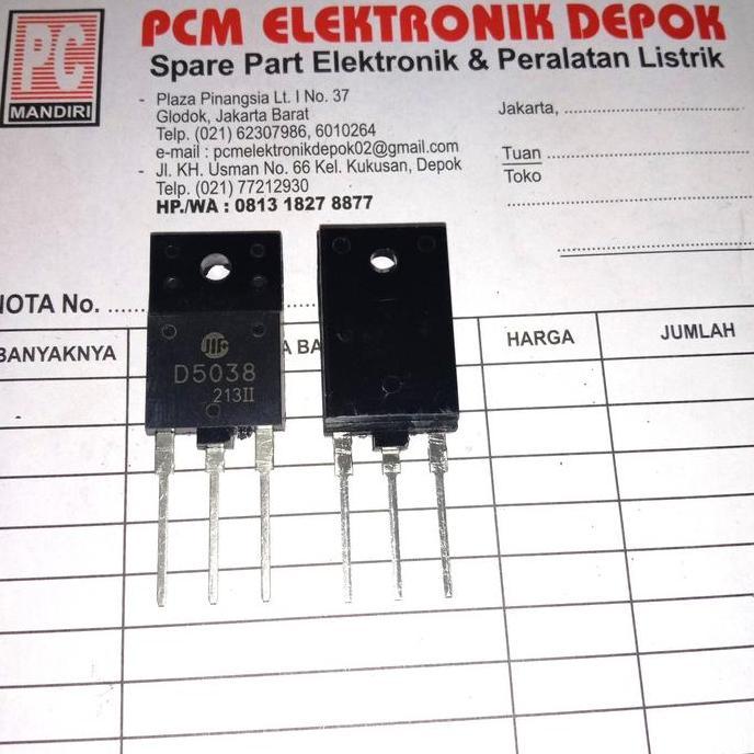 D5038 2SD5038 D 5038 2SD 2 SD5038 ORIGINAL TRANSISTOR TO247 TO-247 PCMED